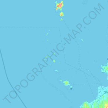 Tokoriki topographic map, elevation, terrain
