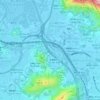 下高埔村 topographic map, elevation, terrain