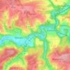 Bruchermühle topographic map, elevation, terrain