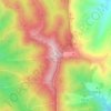Viento topographic map, elevation, terrain