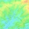 Le Lignon topographic map, elevation, terrain