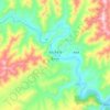 拉仁关乡 topographic map, elevation, terrain