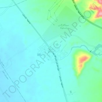 Bostanu topographic map, elevation, terrain