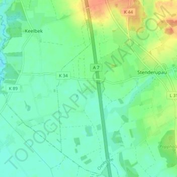 Jalm topographic map, elevation, terrain