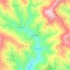Roda Fundeira topographic map, elevation, terrain