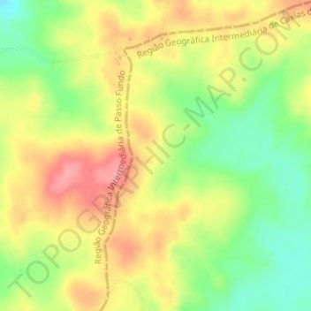 Curral de Pedras topographic map, elevation, terrain