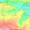 Clapton topographic map, elevation, terrain