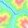 下寨 topographic map, elevation, terrain