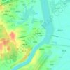 林旗杆湾 topographic map, elevation, terrain