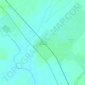 Domselaar topographic map, elevation, terrain
