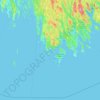 Brook Islands topographic map, elevation, terrain