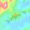Alto do Serrano topographic map, elevation, terrain