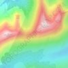 Beinn a' Bheithir topographic map, elevation, terrain
