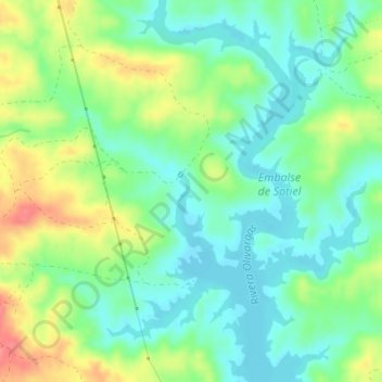 Cabezo del Moraco topographic map, elevation, terrain