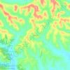 Franchini topographic map, elevation, terrain