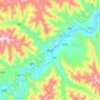 阿拉乡 topographic map, elevation, terrain