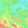 Banja Luka topographic map, elevation, terrain