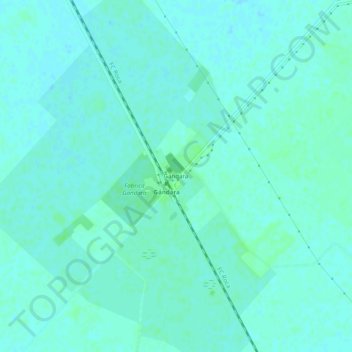 Gándara topographic map, elevation, terrain