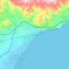 Aguadulce topographic map, elevation, terrain