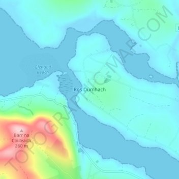 Rossport topographic map, elevation, terrain