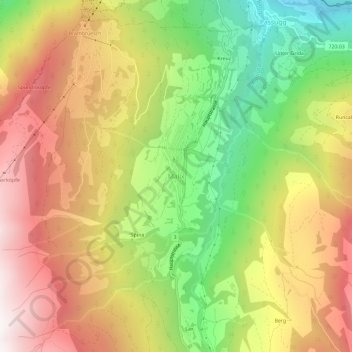Malix topographic map, elevation, terrain