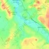 Wimpstone topographic map, elevation, terrain