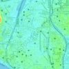 Kamathipura topographic map, elevation, terrain
