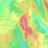 Galo topographic map, elevation, terrain