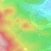 lopota topographic map, elevation, terrain
