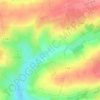 Château d'Ognies Archon topographic map, elevation, terrain