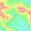 石坊村 topographic map, elevation, terrain