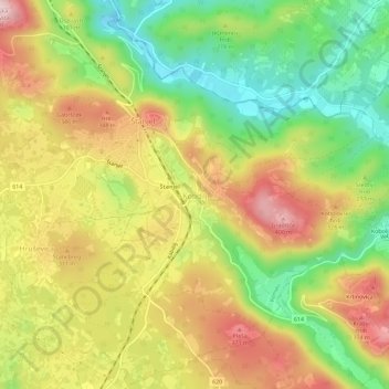 Kobdilj topographic map, elevation, terrain