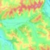Malvicina topographic map, elevation, terrain