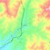新九乡 topographic map, elevation, terrain