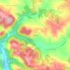 Маслаћи topographic map, elevation, terrain