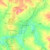 Vereeniging topographic map, elevation, terrain