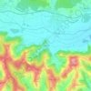 Rittschein topographic map, elevation, terrain