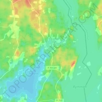 Ivars topographic map, elevation, terrain
