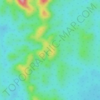 Kyauk Taung topographic map, elevation, terrain