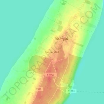 Tunnerstad topographic map, elevation, terrain