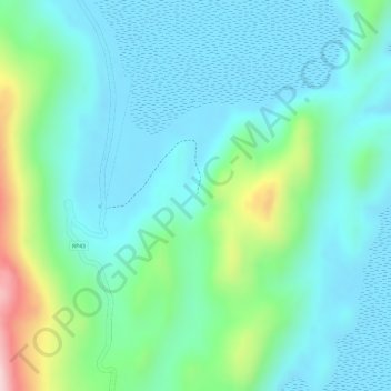 Incahuasi topographic map, elevation, terrain