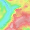 Sauvage topographic map, elevation, terrain