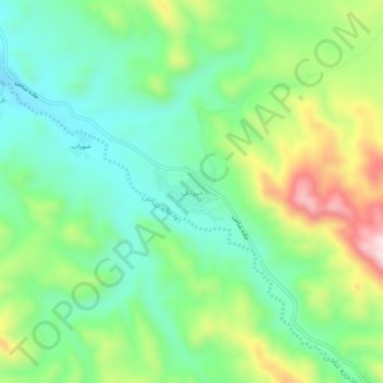 Mirik topographic map, elevation, terrain
