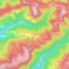 Preserie topographic map, elevation, terrain