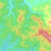 金山岭 topographic map, elevation, terrain