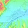Bujanovac topographic map, elevation, terrain