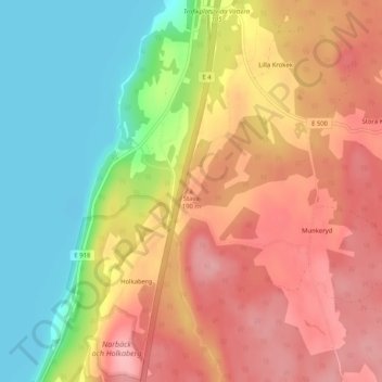 Stava topographic map, elevation, terrain