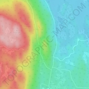 Nopa topographic map, elevation, terrain