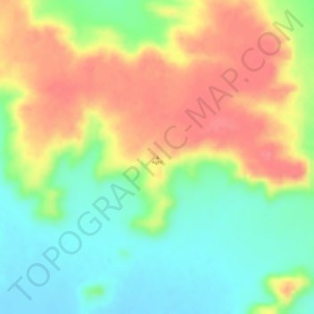 Aghil topographic map, elevation, terrain