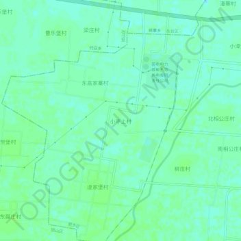 小寺上村 topographic map, elevation, terrain